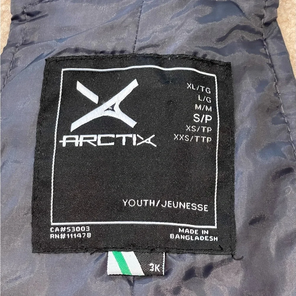 Arctix - Ski Bib Insulated Overalls - Size: Youth Small